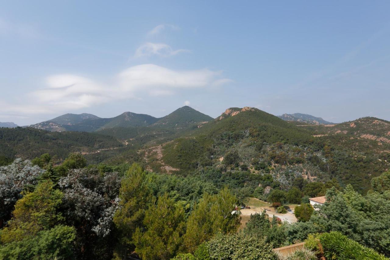 Vue Mer Et Esterel Sur La Baie De Cannes 테울쉬르메르 외부 사진